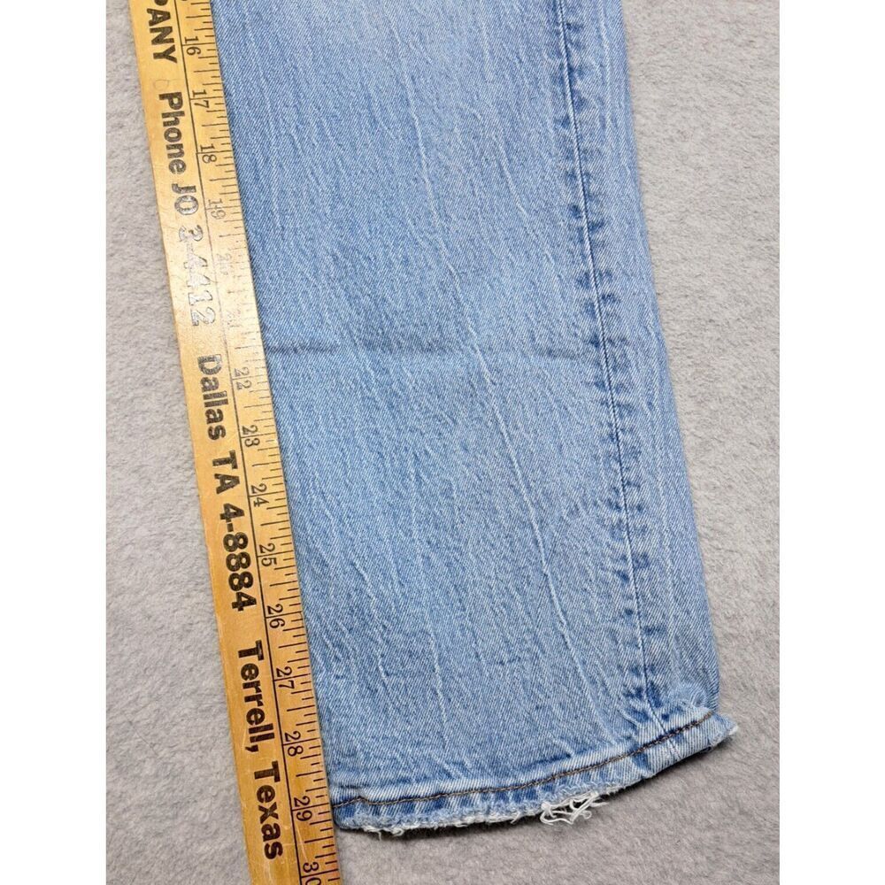 Abercrombie & Fitch Women's Jeans 27 The 90s Straight Ultra High Rise Distressed - Picture 12 of 13